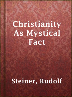cover image of Christianity As Mystical Fact